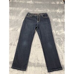 Gloria Vanderbilt Women's Amanda Classic Fit Tapered Leg Jeans Dark Wash Size 6